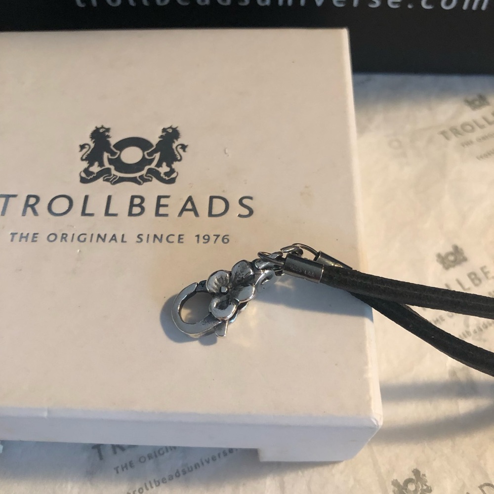 Trollbeads sterling flower lock 🌸